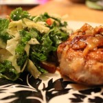 30 Minute Meal-Paleo Pork Chops with Sauteed Pears and Onions