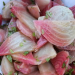 Minty Beet Salad with Simple Vinaigrette 