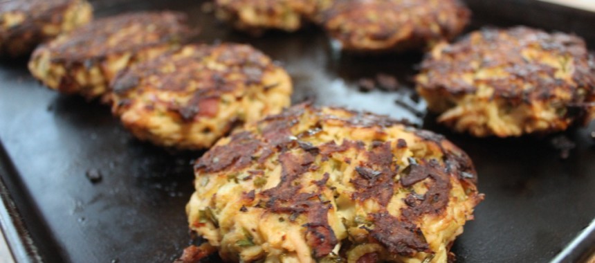 Paleo Turkey Fritters with Chipotle Mayo