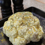 Whole Roasted Curried Cauliflower 