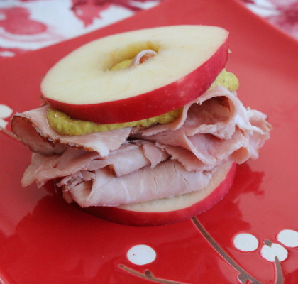 paleo apple sandwiches