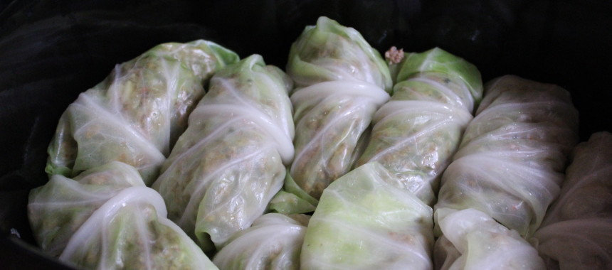 Paleo Crock Pot Cabbage Rolls