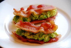 paleo bacon and guac sandwiches